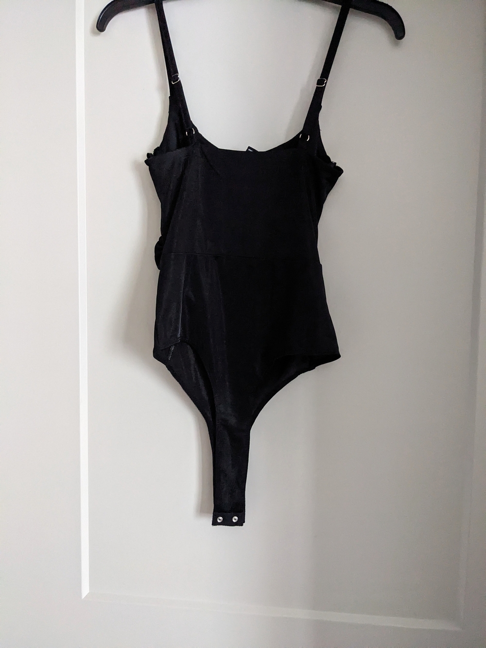 Black Ruched Bodysuit - Picture 6 of 6